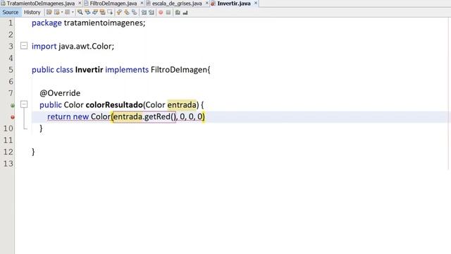 FILTROS DE COLOR PARA IMÁGENES EN JAVA смотреть онлайн