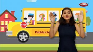 Wheels on the Bus With Actions | Wheels on the Bus Go Round and Round With Actions | English Rhymes