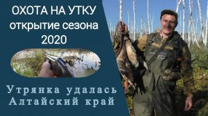 Охота на утку / Открытие охоты 2020 / Отличная утрянка