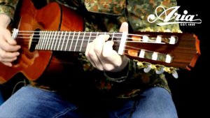 Aria  A-20  guitar demonstration