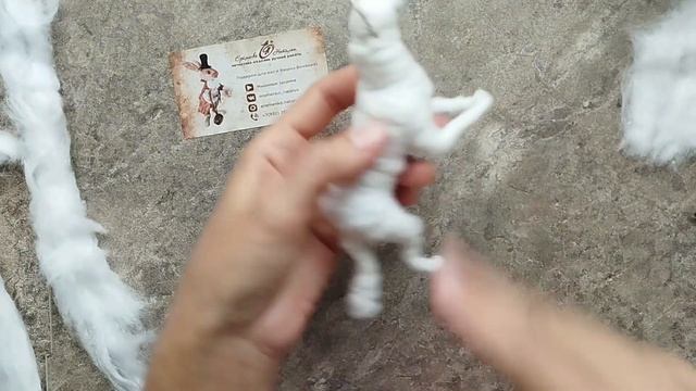 Мк Ватная игрушка Лиса