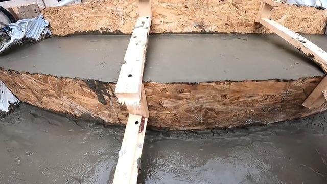 Крыльцо из бетона своими руками (Часть 5 - ЗАЛИТИЕ БЕТОНА  )
