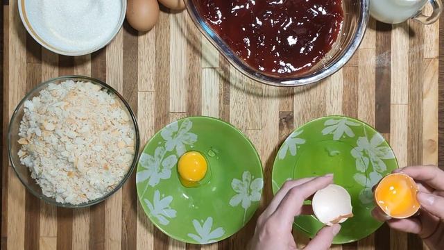 Королевский пудинг за считанные минуты. KING of puddings. Пирог с малиновым вареньем.