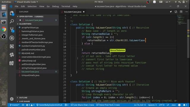 Algorithms - to Lower Case (Java) смотреть онлайн