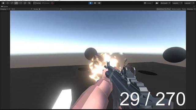 КАК СДЕЛАТЬ ОРУЖИЕ В UNITY3D! #8