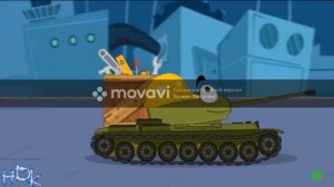 Смотрим мультики про танки. Ремонт советского монстра КВ44 HoloDilschiK