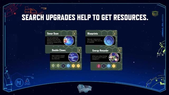 Flicky Spaceships boardgame overview смотреть онлайн