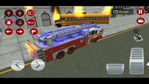 Fire truck driving rescue 911 fire engine games -All Levels -Real Firefighter Games Android Gamepla