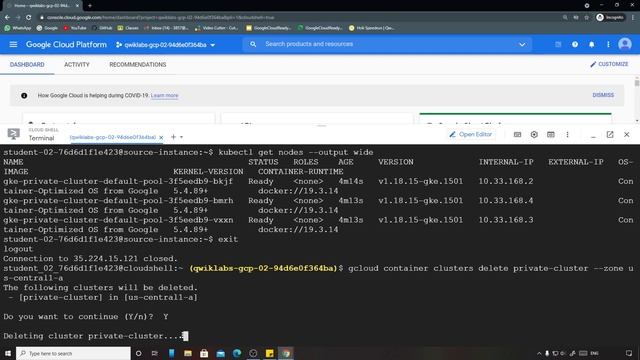 Setting up a Private Kubernetes Cluster | Qwiklabs [GSP178] смотреть онлайн