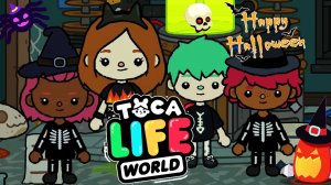 TOCA LIFE WORLD МИЛЫЙ ПОДАРОК! 😱 ТОКА ЛАЙФ ВОРЛД Halloween! #TocaLife #лавиния #ТокаБока
