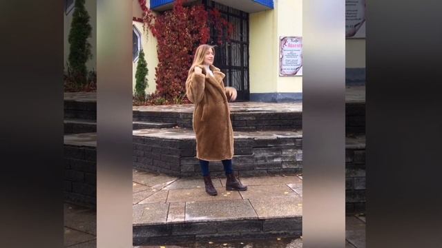 Натуральная шуба с Aliexpress. Обзор, распаковка и примерка товаров с Алиэкспресс. Шуба из овчины.