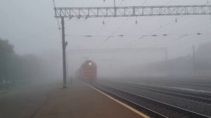 ЧС4Т-376 с поездом №253М Москва-Брест прибывает на станцию Ивацевичи