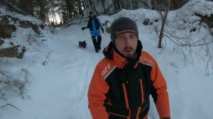 Вывез Батю на первый лед