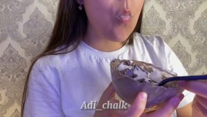 Крошка мела «СНЕЖОК» в пасте. АСМР | CRUNCH | CHALK | Мел | Глина | ASMR