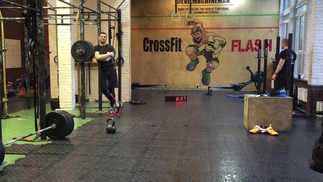 Кроссфит. БЛК 2015. Группа Б. Чернов Алексей. Комплекс #1 смотреть онлайн