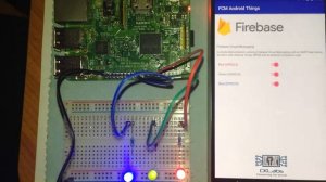 Android Things with LED:s connected to Firebase Cloud Messaging