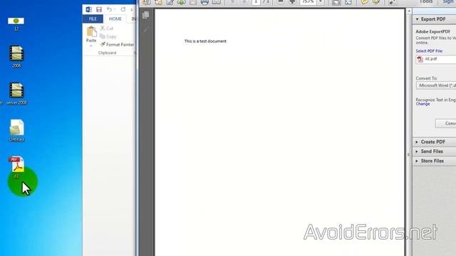 How To Convert Word 2013 Document Into PDF File смотреть онлайн