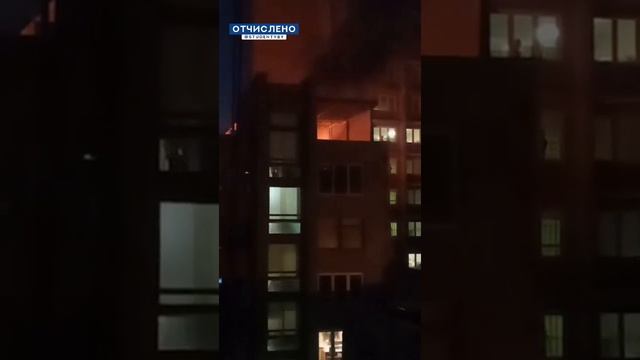 Пожар в общежитии на Сурганова в Минске 9 октября