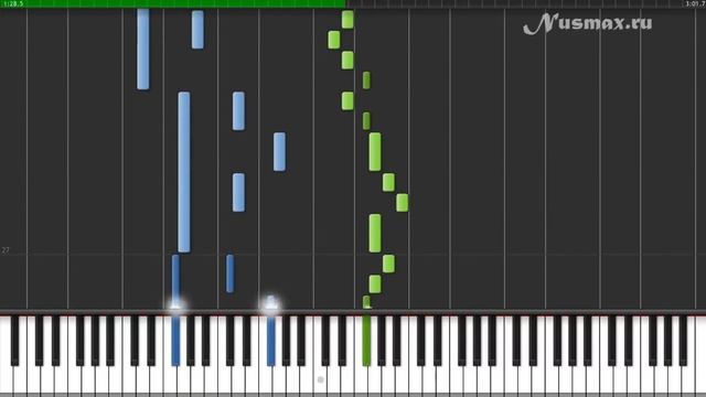 Pachelbell - Canon in D Piano Tutorial (Synthesia + Sheets + MIDI) смотреть онлайн