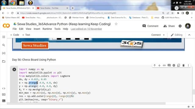 Day 56 Chess Board Using Python смотреть онлайн