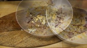 Салат из копченой курицы. Простой и вкусный рецепт.