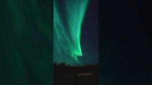 Nordlichter in Rovaniemi Heimatstadt des Weihnachtsmanns - Polarlichter Lappland Finnland Polarkrei