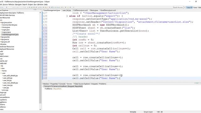 JSP/Servlet Profesional - Part 12 Apache POI Export to excel смотреть онлайн