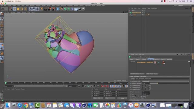 Cinema 4D Tutorial - How To Shatter 3D Objects Using Voronoi Fracture
