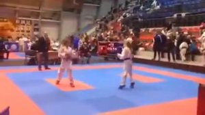 Мои бои по каратэ,1 поединок