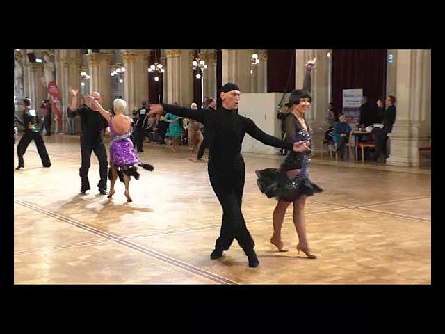 WDSF Senior-3 Latin, 14 april. Eskov Oleg-Mikhina Yulia. Cha-cha, final смотреть онлайн