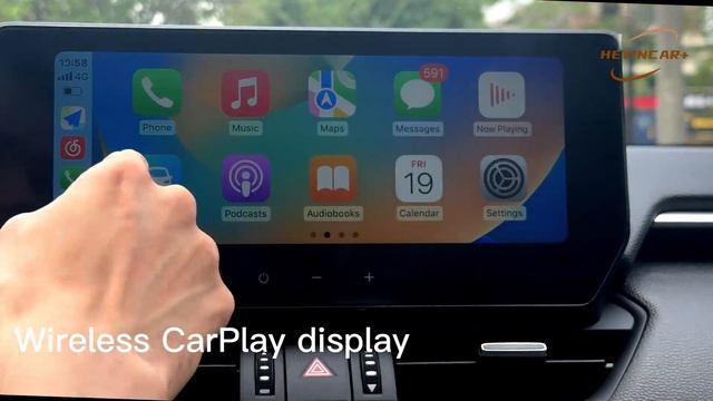 Heyincar H1 Android 11.0 Wireless Carplay Android Auto Adapter Smart AI Box Connecting With Toyota смотреть онлайн