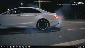 Mercedes CLS63 Lexus IS-F дрифт в москве