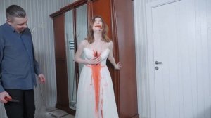 Bride Stabbed and Sliced