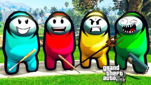 АМОНГ АС ИГРА ЗА ПРЕДАТЕЛЯ В ГТА 5 МОДЫ! AMONG US ОБЗОР МОДА В GTA 5! ИГРЫ ВИДЕО MODS