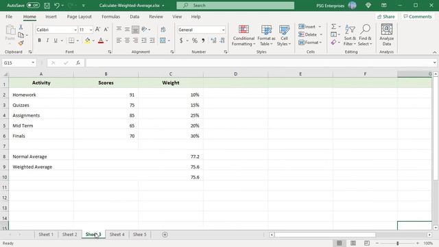 How to Calculate Weighted Average in Excel - Office 365 смотреть онлайн