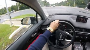 Audi Q7 3.0T 2018 - РАЗГОН 0-100 + LAUNCH / Acceleration Audi Q7