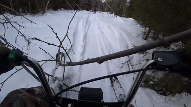2 литра бензина для счастья, - закрываем сезон снегоходов!/Journey on homemade snowmobiles larven смотреть онлайн