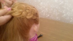 Французская коса наоборот