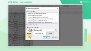 [WPS Academy] 2.0.8 Excel：Use formula to set the conditional formatting