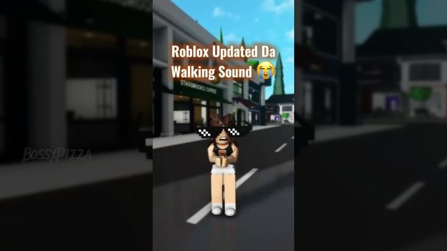 Roblox UPDATED da WALKING SOUND ? #shorts