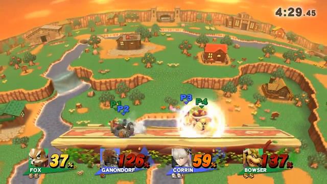 Smash 4 - DPS.ProteusFoxBowser VS. DPS.EdGanondorf  DPS.ElricCorrin