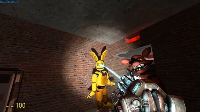 Springbunnie and Unwither Foxy Escape Prison part 3 смотреть онлайн
