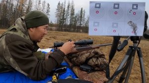 Пристрелял мелкашку на 75 метров. Патроны для охоты SK flatnose