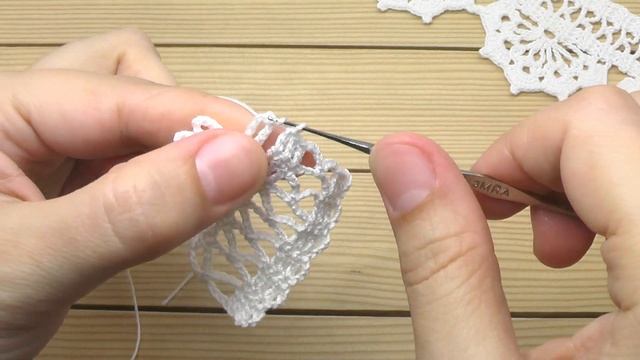 Простая КАЙМА КРЮЧКОМ вяжется в одну сторону МАСТЕР-КЛАСС схема вязания Сrochet lace ribbon tutoria смотреть онлайн