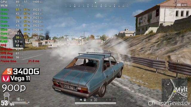 PUBG - Ryzen 3 3200G Vega 8 - Ryzen 5 3400G Vega 11 - Athlon 3000G Vega 3 смотреть онлайн