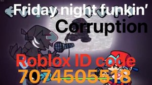 Tormentor [FNF] Roblox ID code!