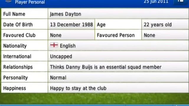 Football Manager Handheld 2012 - Player review #2 - James Dayton смотреть онлайн
