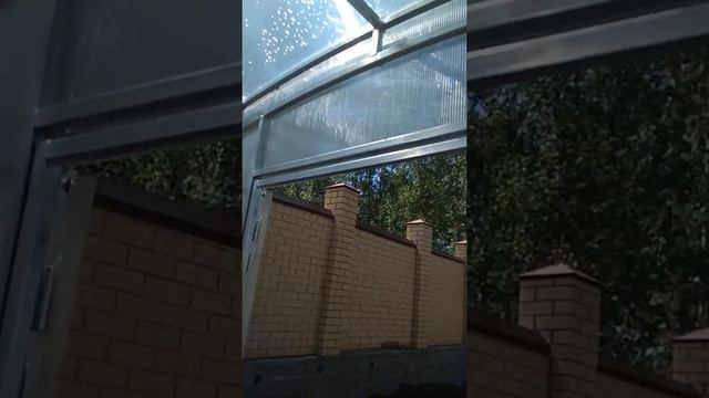 Теплица-павильон прямостенная. Павильон для бассейна