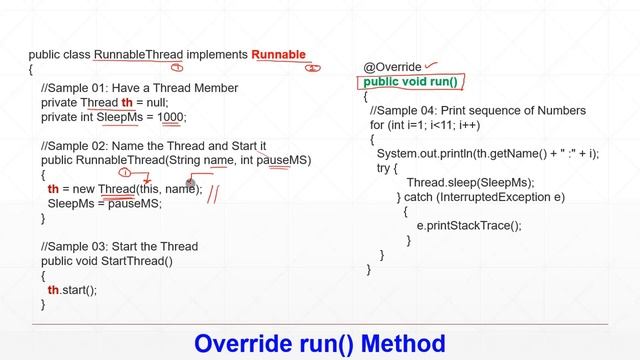 Creating Java Thread with Runnable Interface | Java Threads Tutorial #01 смотреть онлайн