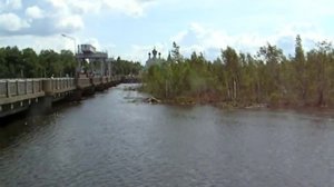 Плавучий остров в Нарве